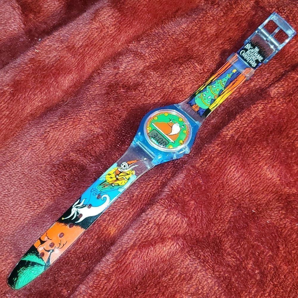 THREE (3) 1993 Nightmare Before Christmas Digital Watches Tim‎ Burton - Picture 9 of 11